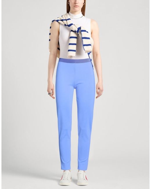 Liviana Conti Blue Light Pants Polyamide, Elastane