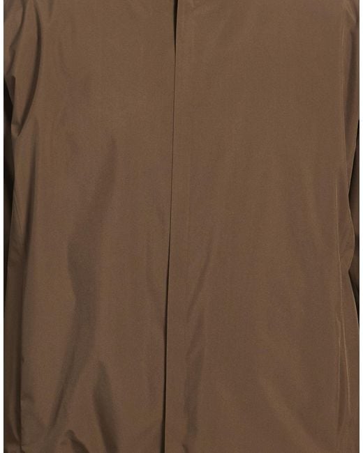 Herno Brown Puffer Polyester for men
