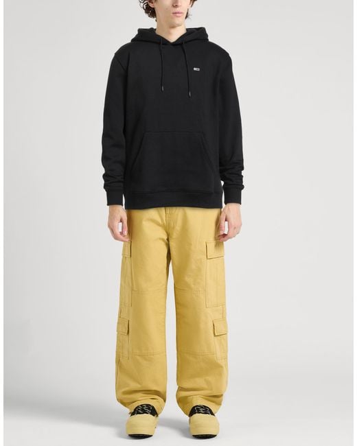 Tommy Hilfiger Black Sweatshirt Cotton, Polyester for men