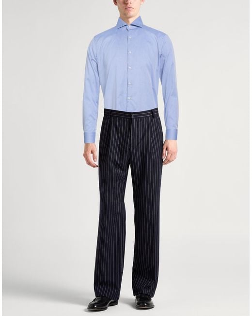 Bagutta Blue Sky Shirt Cotton for men