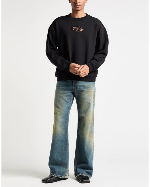 DIESEL Black Sweatshirt for men