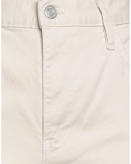FRAME White Pants Cotton, Elastane