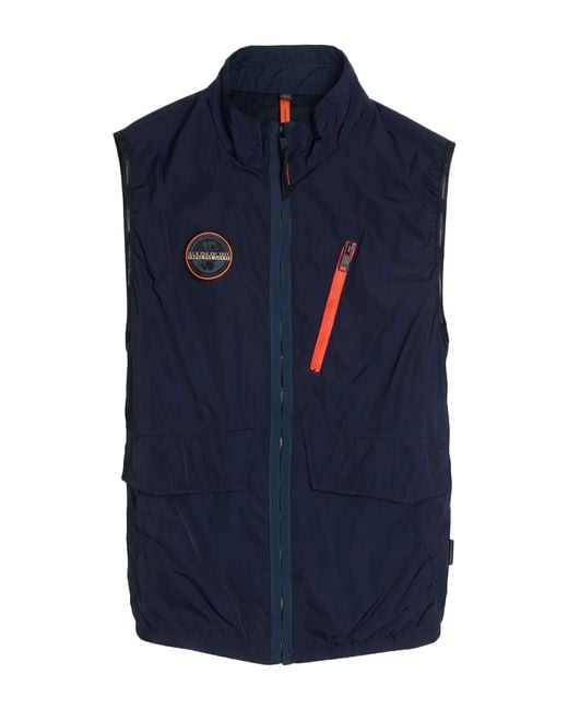 Napapijri Blue Gilet for men
