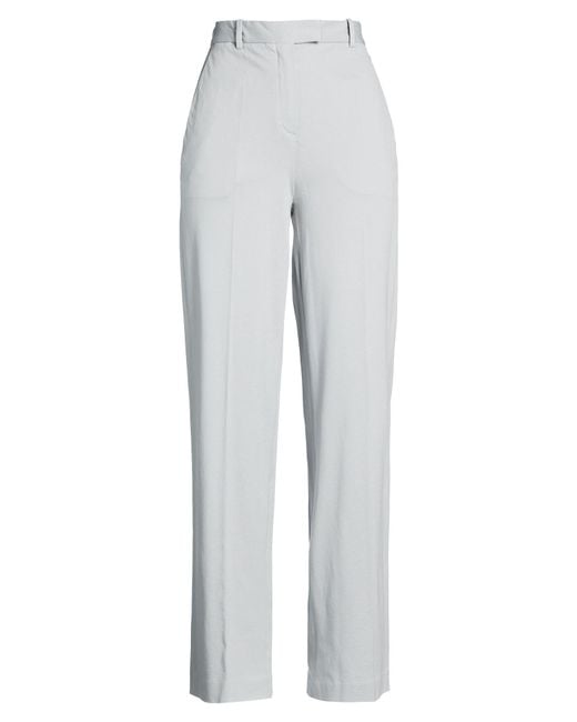 Circolo 1901 White Pants Cotton, Elastane