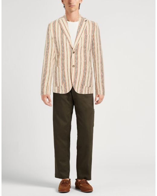Bob Natural Blazer Cotton, Polyester for men