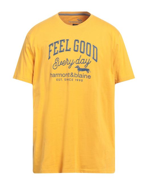 Harmont & Blaine Yellow T-shirt for men
