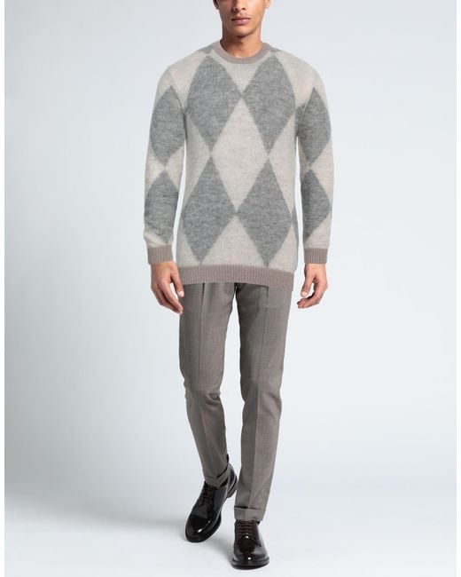 Pullover Alpha Studio pour homme en coloris Gray