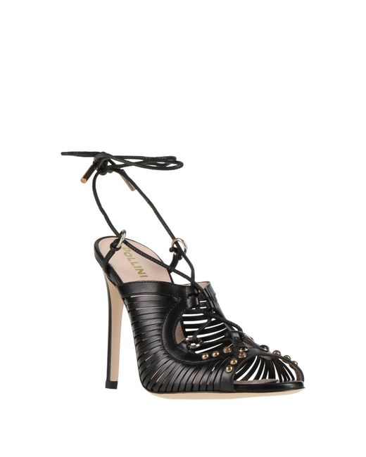 Pollini Black Sandals Soft Leather