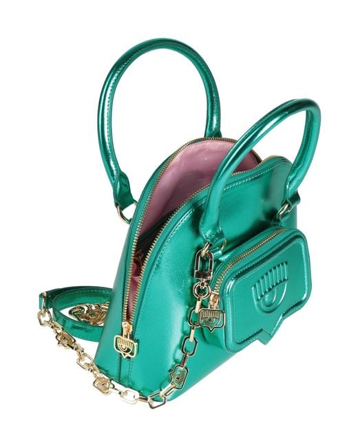 Chiara Ferragni Green Handbag