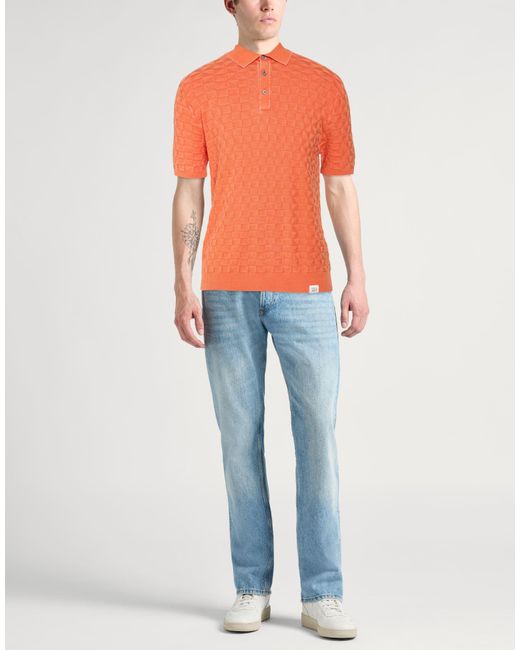 Peuterey Orange Polo Shirts for men