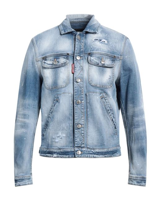 DSquared² Jeansjacke/-mantel in Blue für Herren