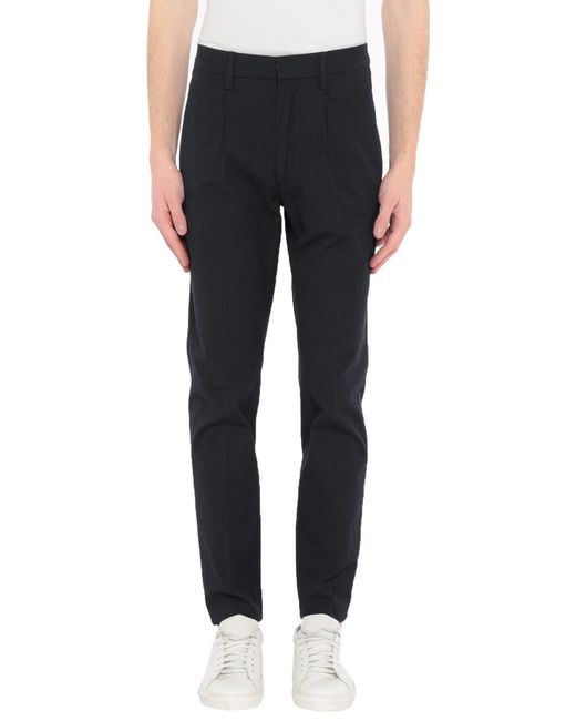 Dondup Blue Midnight Pants Cotton, Elastane for men