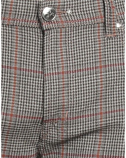 Tramarossa Gray Pants Virgin Wool for men