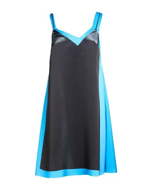 Loewe Blue Mini Dress Polyester