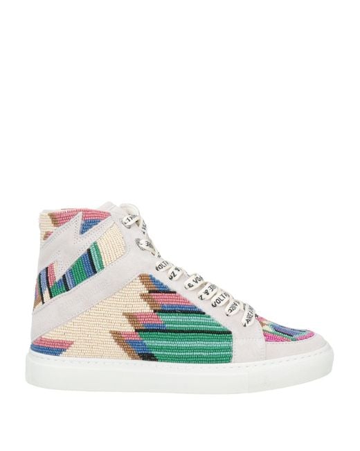 Zadig & Voltaire Blue Sneakers Leather