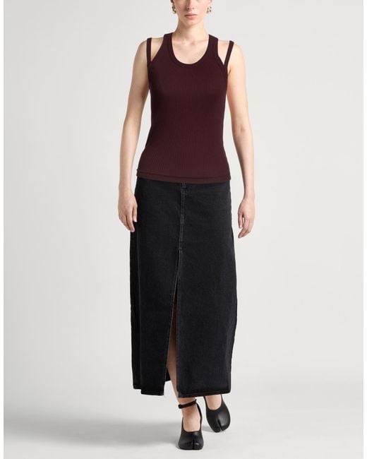 Helmut Lang Purple Tank Top