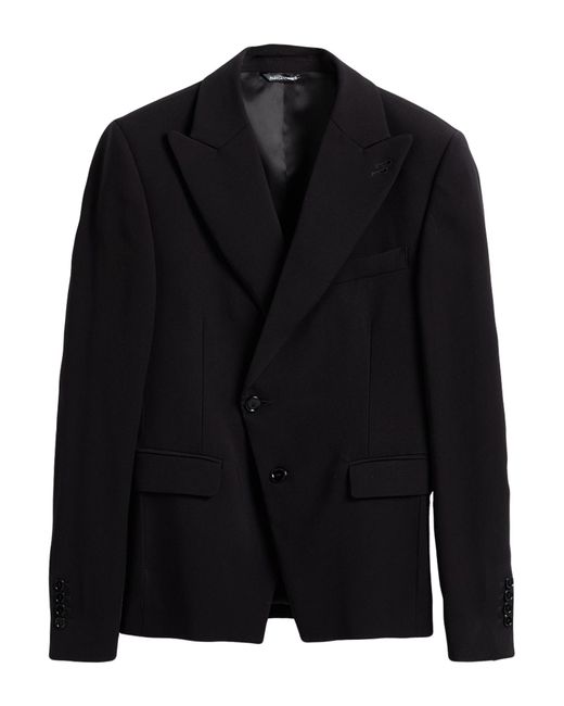 Daniele Alessandrini Black Blazer Viscose, Polyester for men