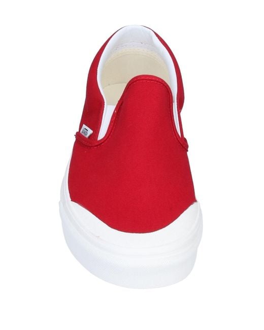 red low tops vans