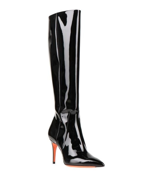 Santoni Black Boots
