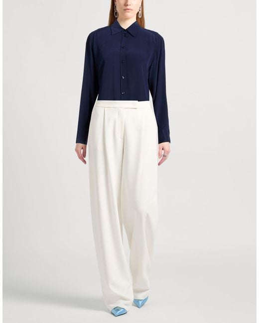 Dolce & Gabbana Blue Shirt Silk