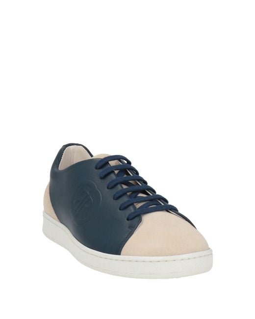 Cerruti 1881 Blue Sneakers Calfskin