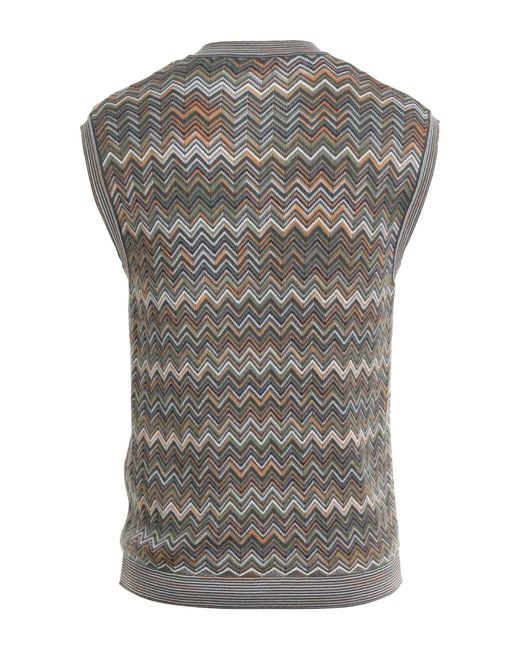 Pullover di Missoni in Gray da Uomo