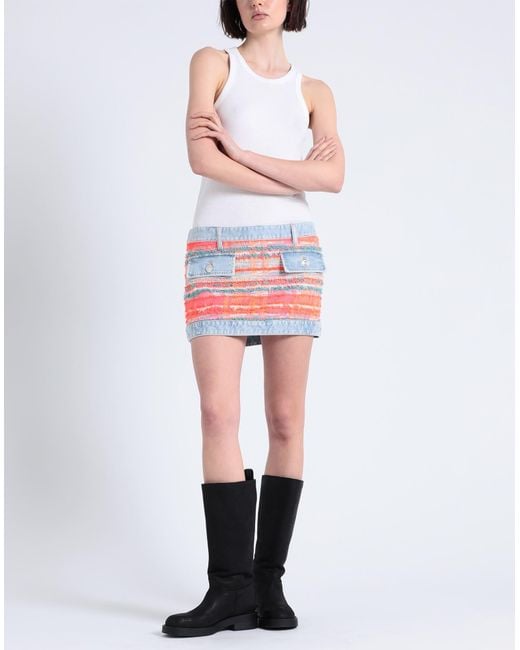 DSquared² Blue Mini Skirt