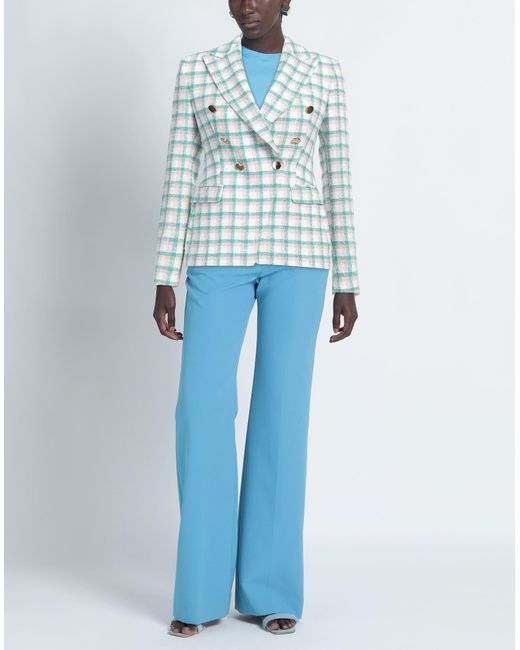 Tagliatore 0205 Blue Blazer Polyester, Linen