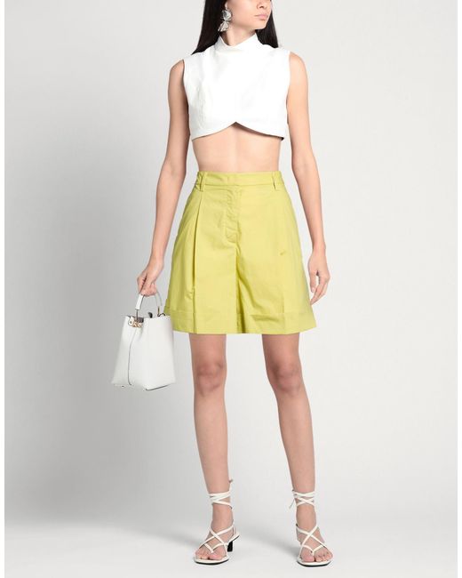 MVP WARDROBE Yellow Shorts & Bermuda Shorts
