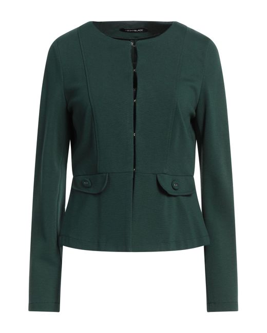 Pennyblack Green Dark Jacket Viscose, Polyamide, Elastane