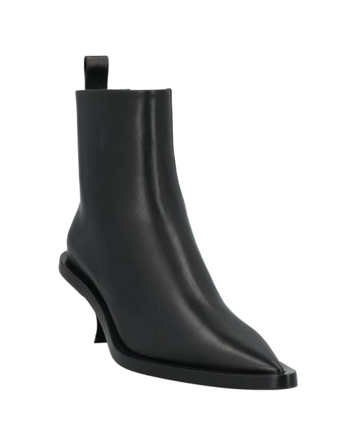 Jil Sander Black Ankle Boots