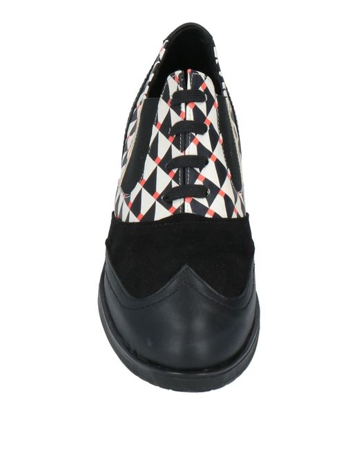 Daniele Ancarani Black Lace-up Shoes