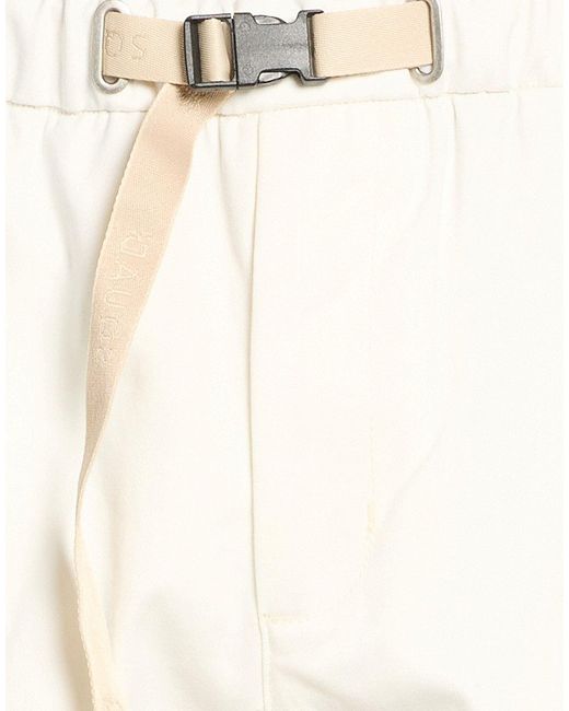 Squad² White Cream Pants Cotton, Elastane for men