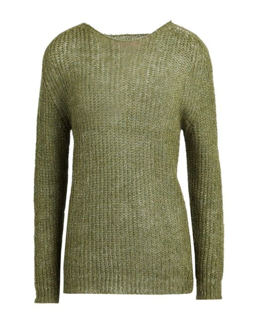 Pink Memories Green Jumper