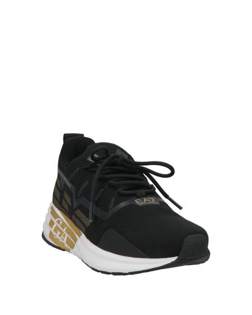 EA7 Black Trainers for men