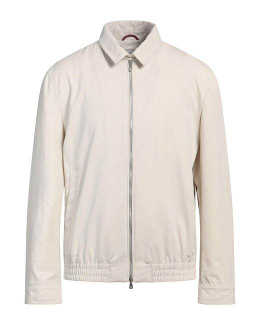 Brunello Cucinelli Natural Jacket Cotton, Polyamide for men