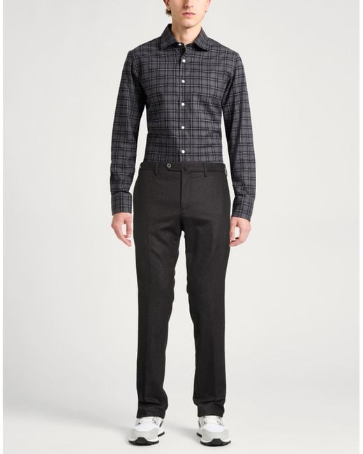 PT Torino Black Trouser for men