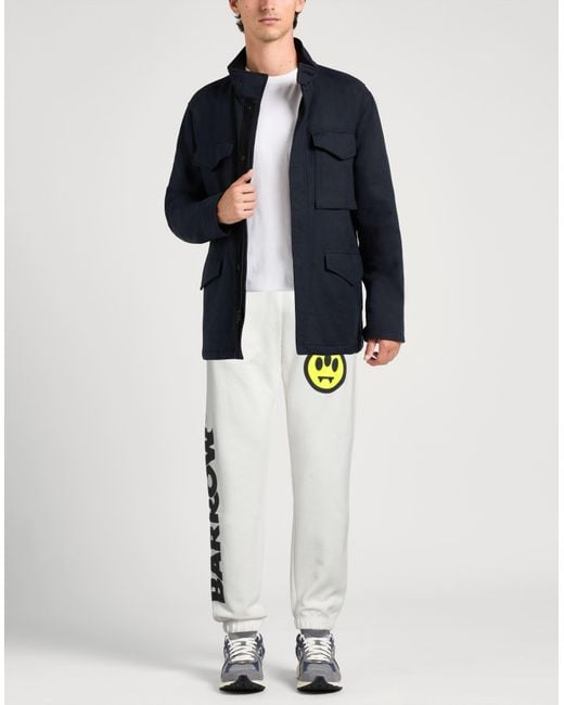 Barrow White Pants Cotton for men