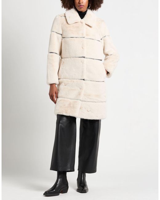 Karl Lagerfeld Natural Shearling & Teddy