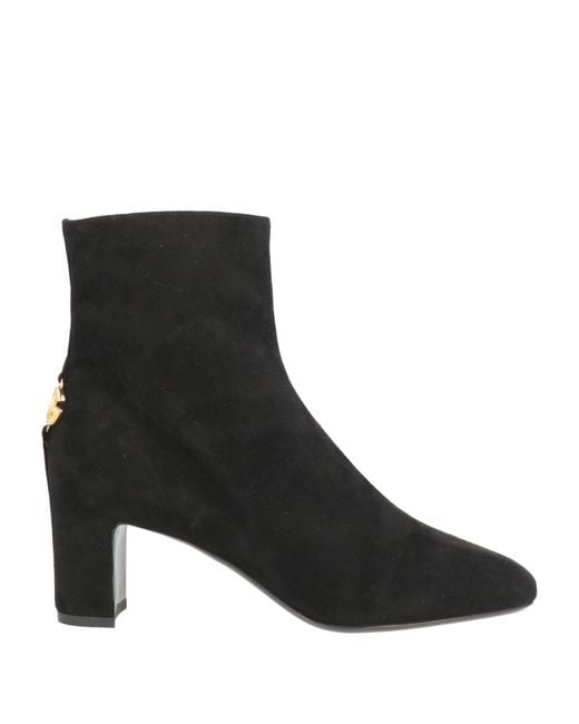 Dolce & Gabbana Black Ankle Boots Goat Skin