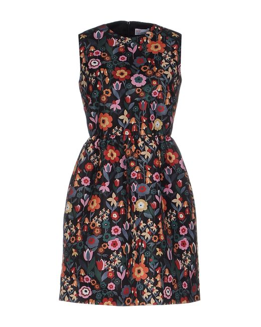 RED Valentino Black Mini Dress Polyester