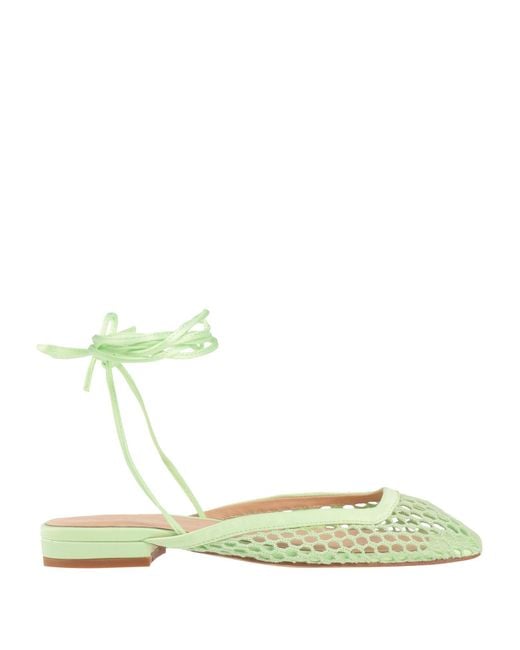 Gaelle Paris Green Ballet Flats