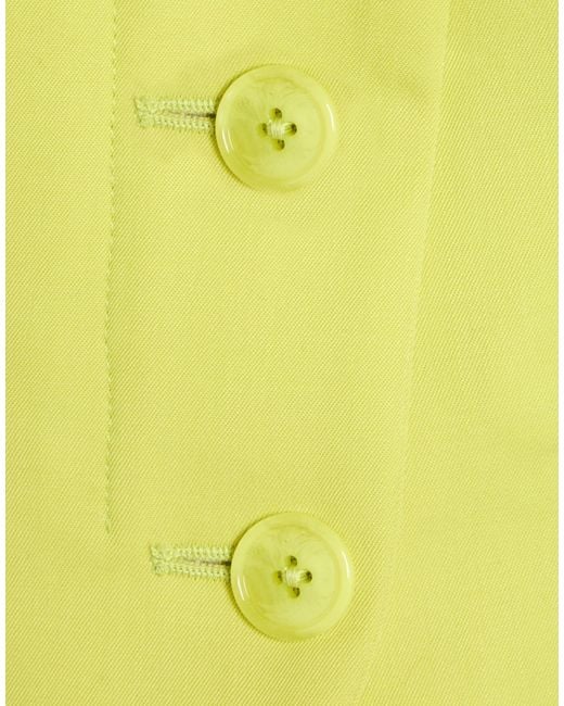 Dondup Yellow Top Virgin Wool, Elastane
