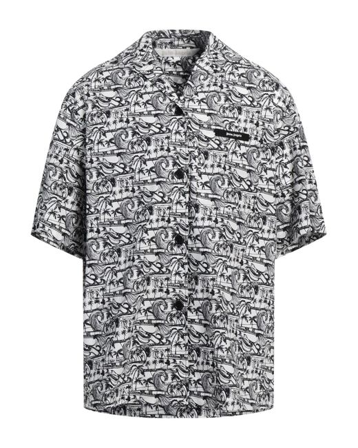 Palm Angels Gray Shirt for men