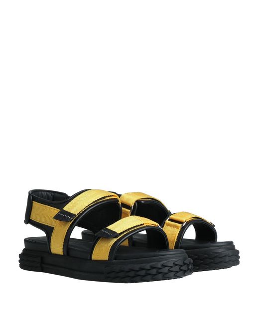 Giuseppe Zanotti Yellow Sandals for men