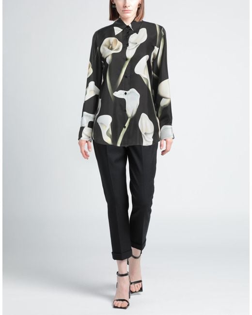 Lanvin Black Shirt Silk