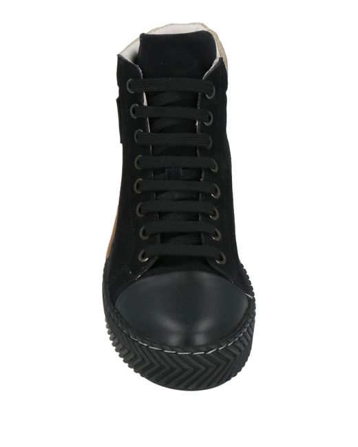 Pollini Black Sneakers Leather