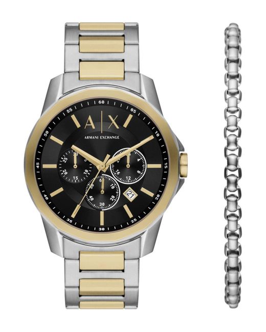 Reloj de pulsera Armani Exchange de hombre de color Metallic