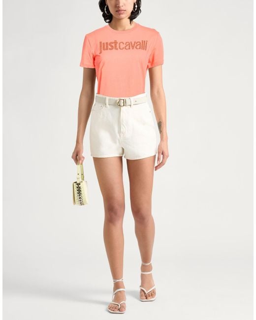 Just Cavalli Pink T-Shirts