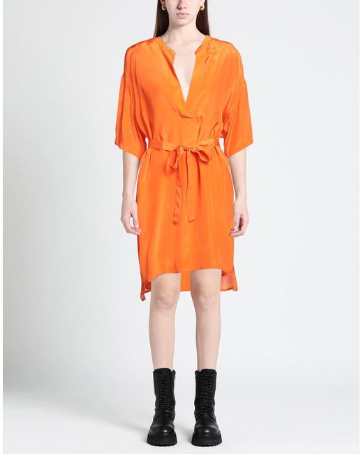 EMMA & GAIA Orange Mini-Kleid